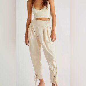 Free People FP One Billie Pants – Lace-Up Hem Joggers | Size S